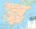 Espanha Mapa