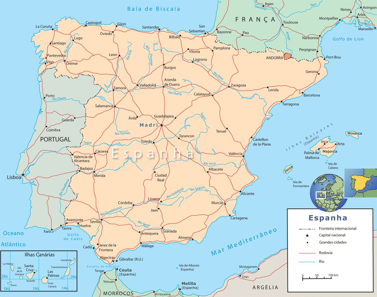1ºi Curiosidades De Países Espanha